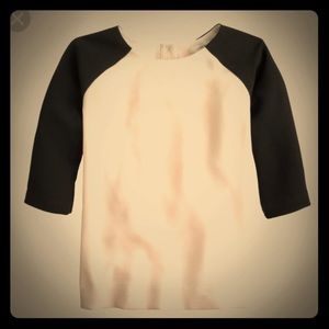 Jcrew baseball style blouse